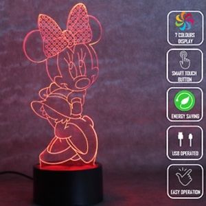 NWB 3D Minnie Mouse Lamp - Nightlight